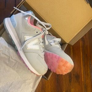 Toddler girl new balance. Worn once.